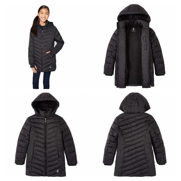 Spyder Other - Spyder girl Youth Puffer Black Jacket